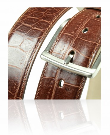 Ремень Унисекс 3007/40/Croco.Maron